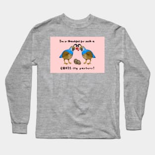 I'm So Thankful for Such a Quail-ity Partner (Valentine's) (MLM) Long Sleeve T-Shirt